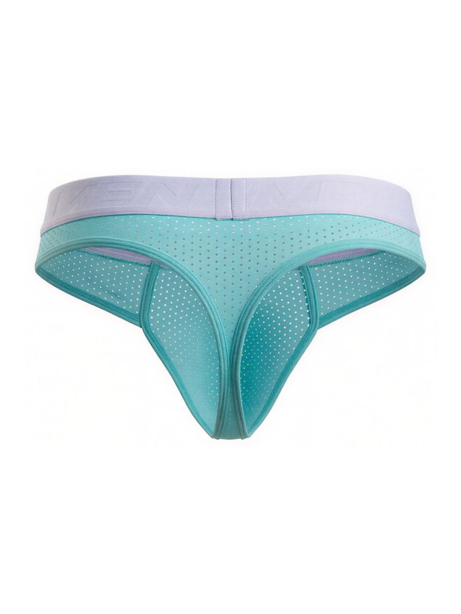 Xtremen 91268 Elite Mens Athletic Micro-Perforated Performance Thongs Seawater