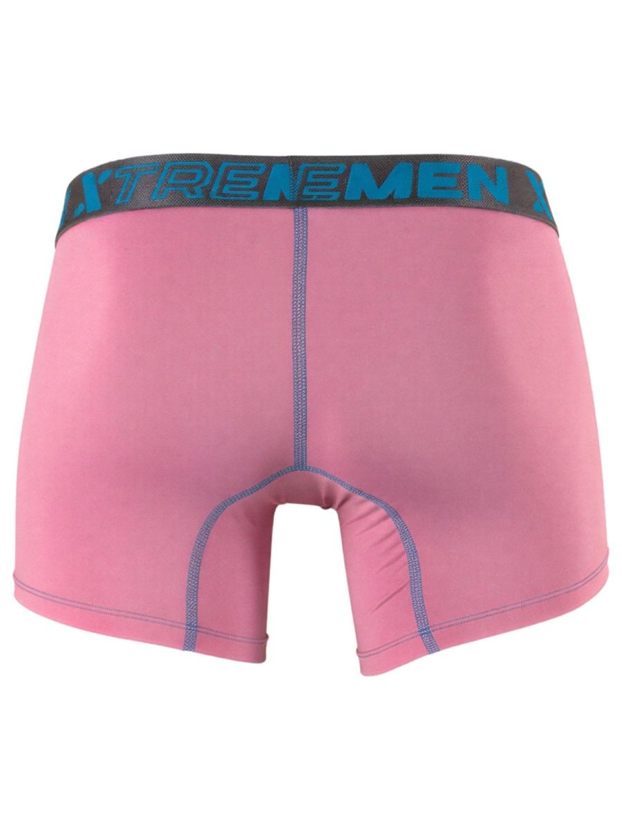 Xtremen 91271 Mens Microfiber Ultimatee Comfort & Athletic Style Boxer Briefs Pink