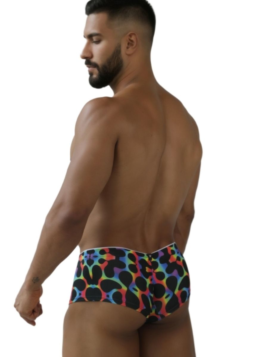 Xtremen 91283 Ultimate Low-Rise Rainbow Printed Briefs Mushroom