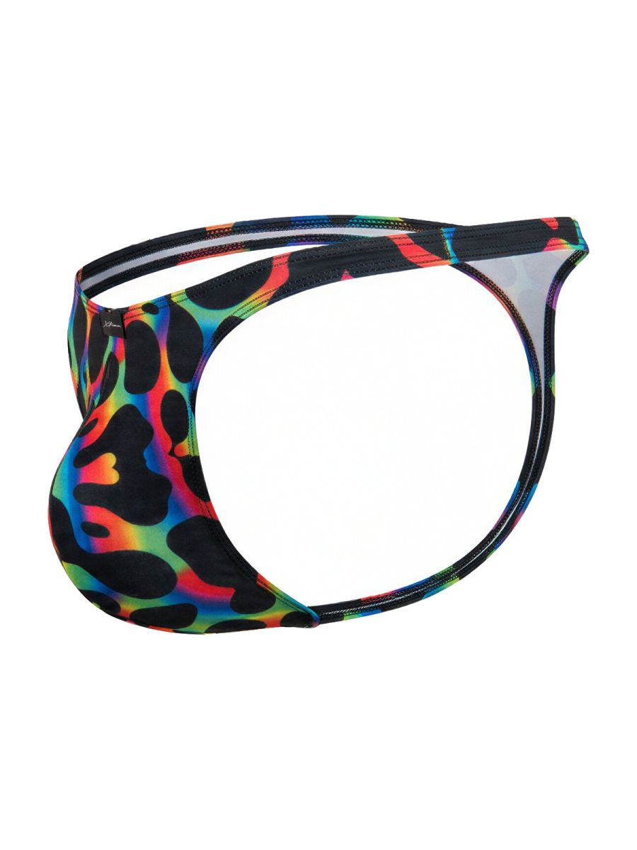 Xtremen 91284 Ultimate Rainbow Expression Men's Thong Mushroom