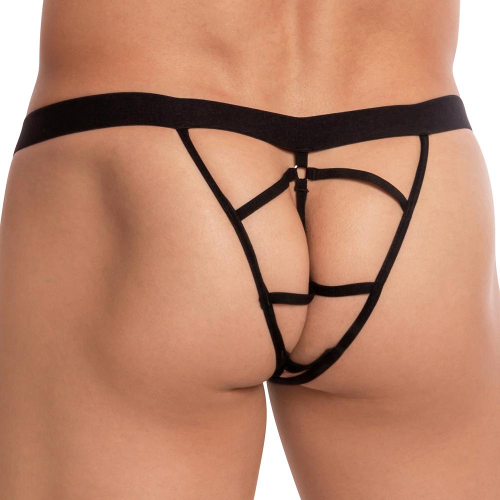 JCSTK - Mens Secret Male SML021 Pouch Senora Bikini Brief Black