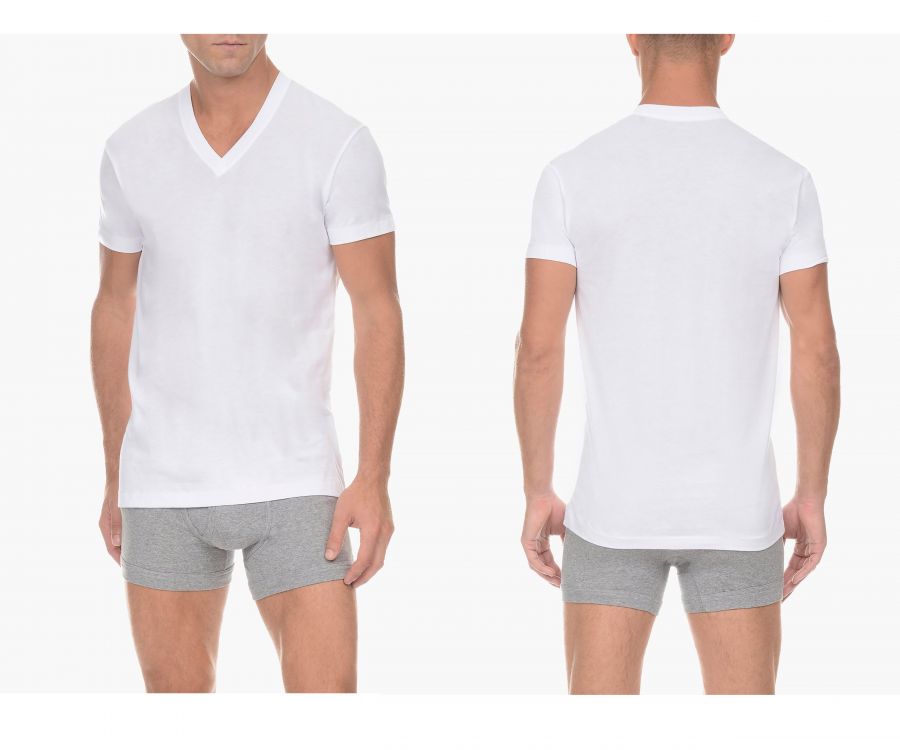2(X)IST 3104101001 Pima Cotton V-Neck T-Shirt