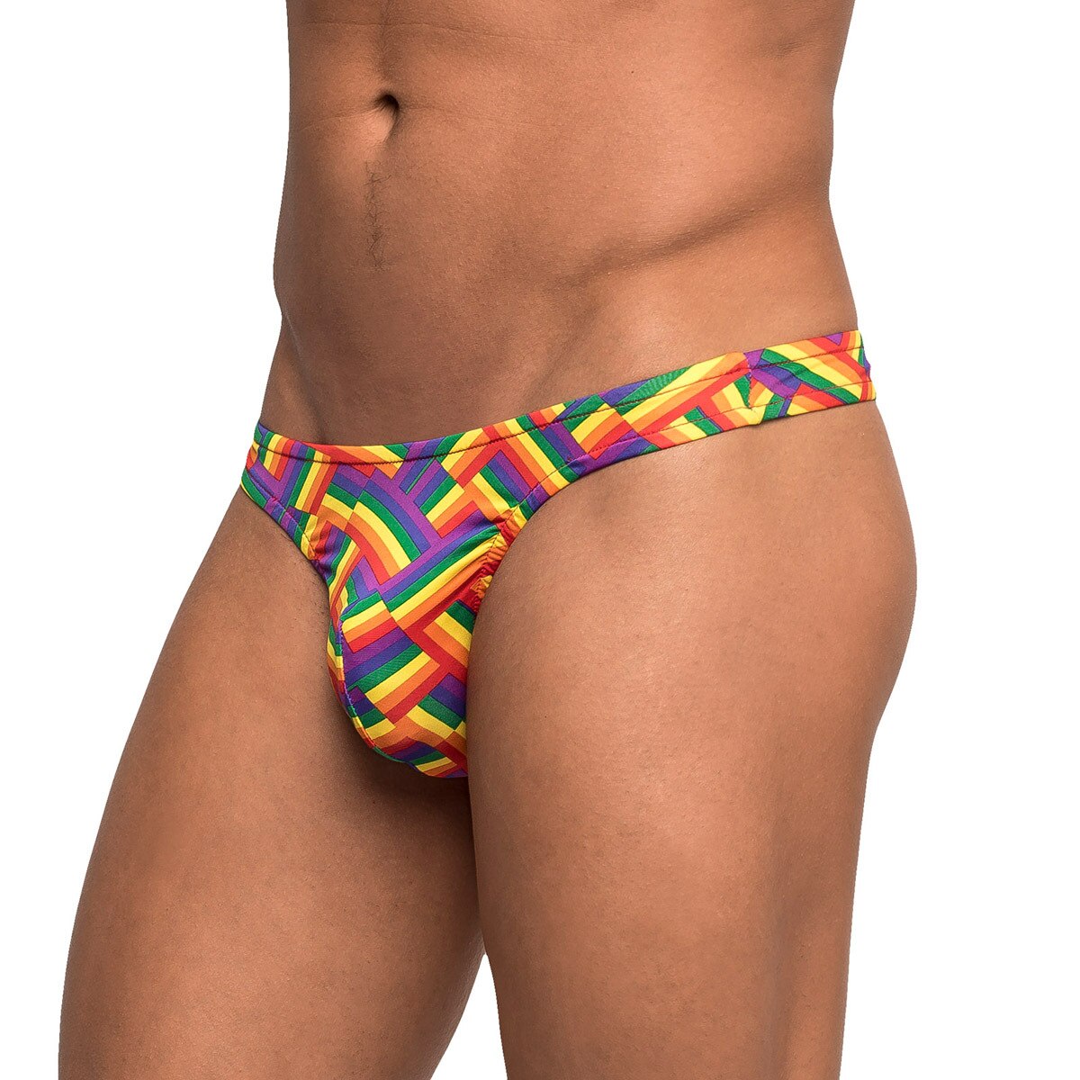 Mens Gay Pride Rainbow Thong