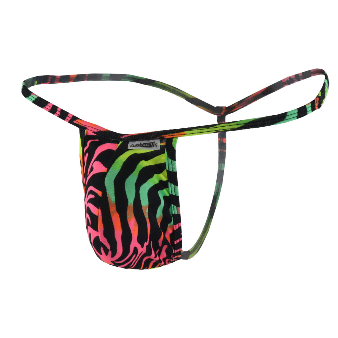 CandyMan 99170 Animal Print Thong Multi