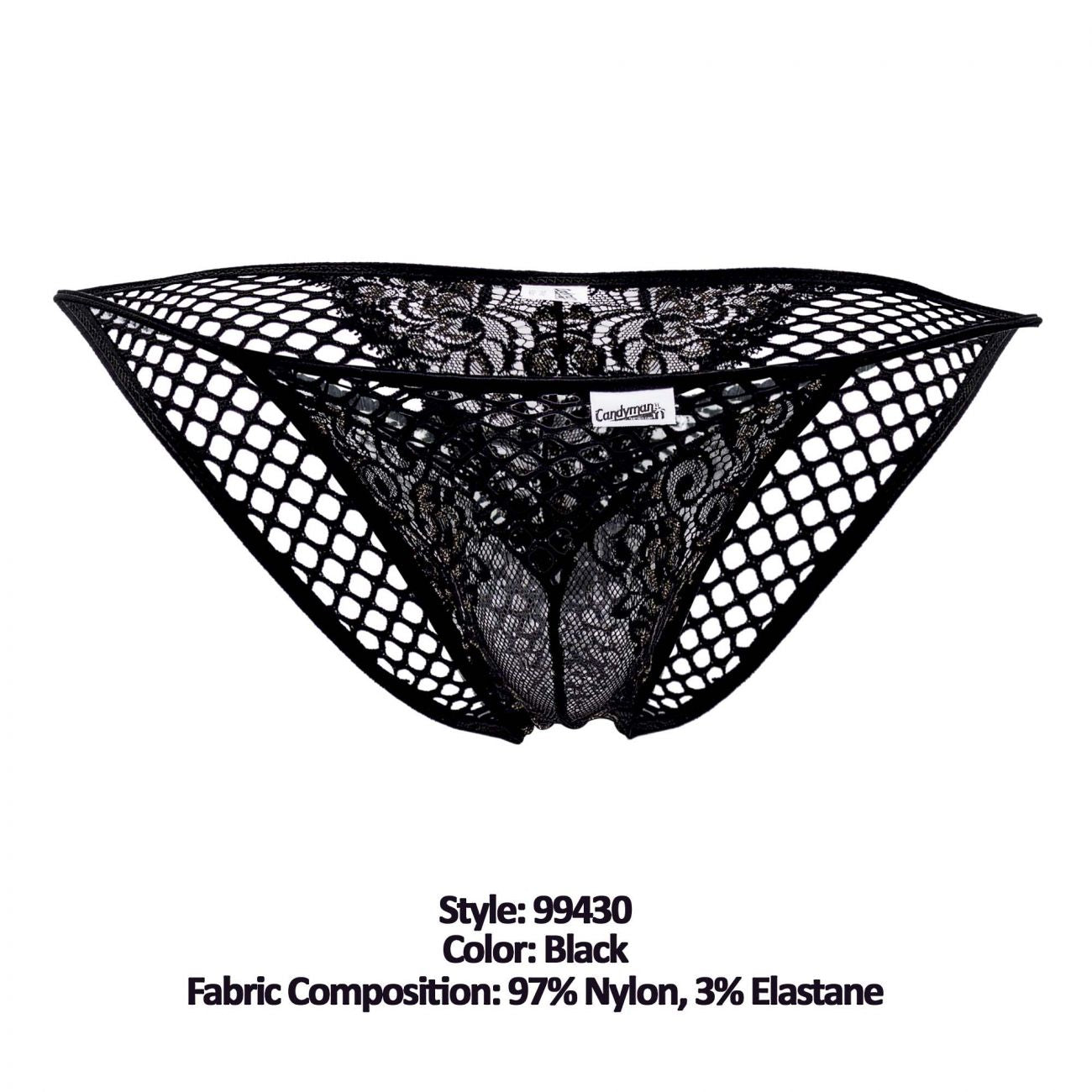 CandyMan 99430 Tangerine Bikini Black