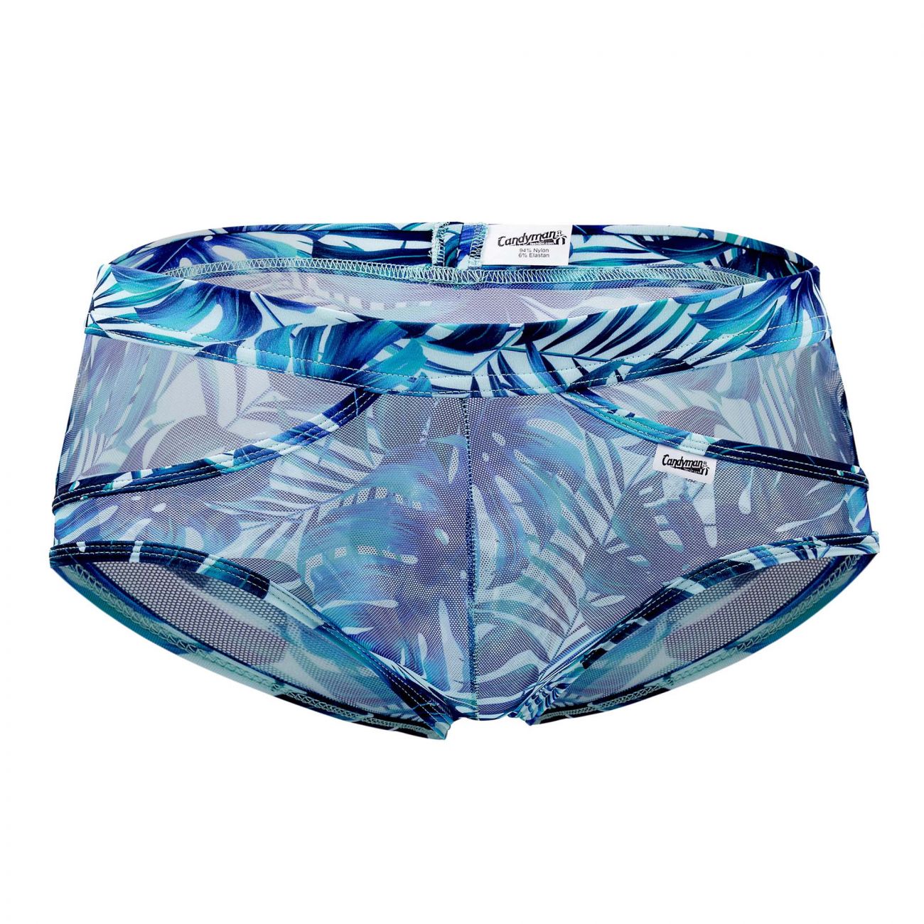 CandyMan 99441 Floral Briefs Blue