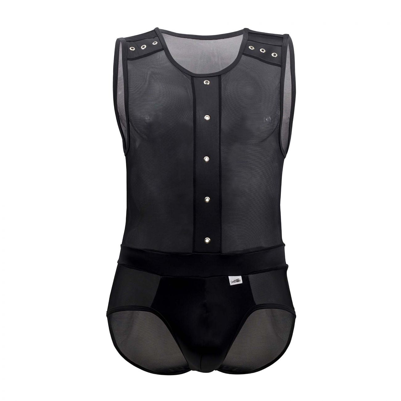 CandyMan 99472 Mesh Bodysuit Black