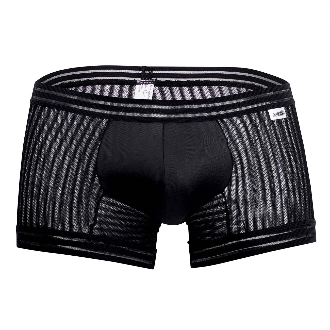 CandyMan 99481X Mesh Trunks Black Plus Sizes