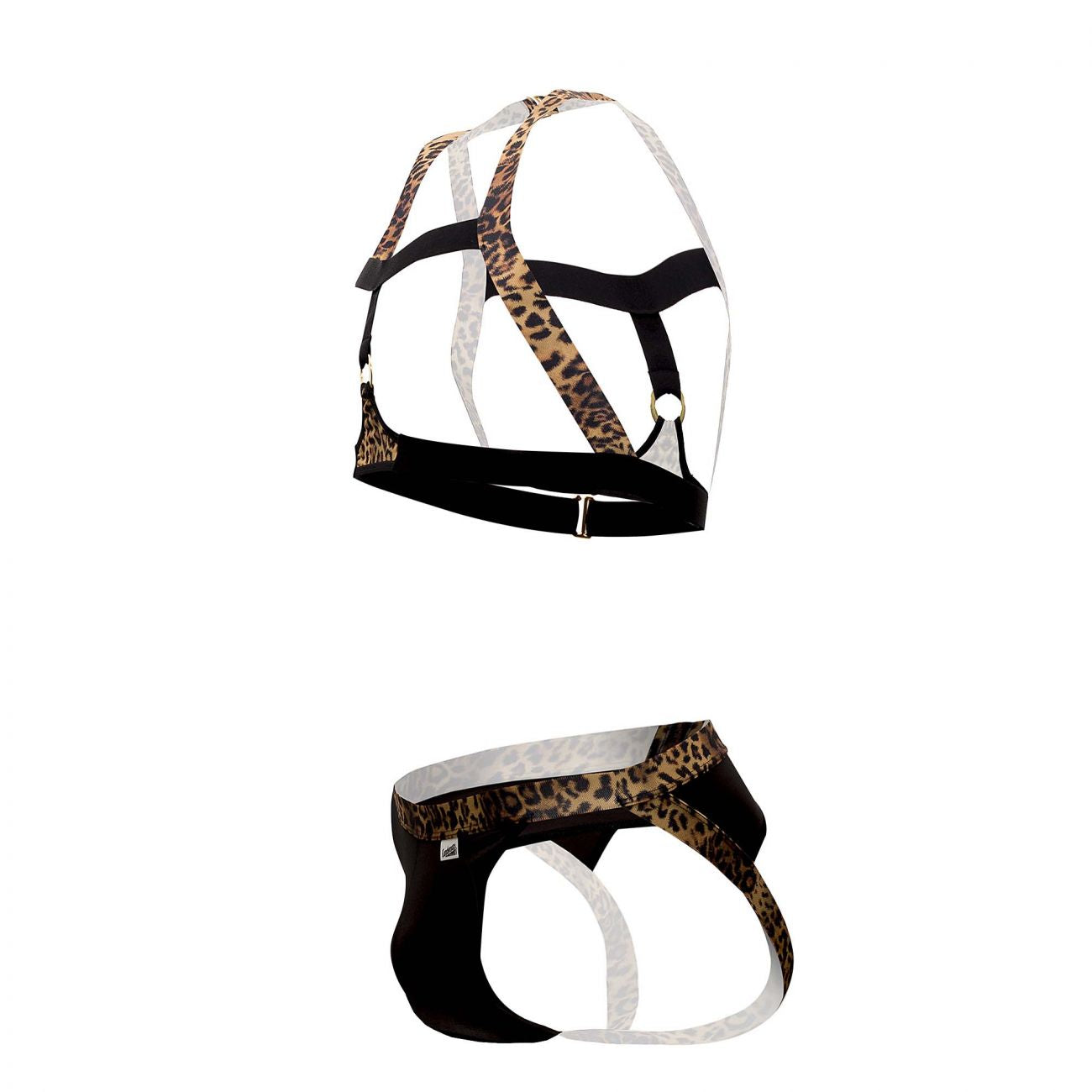 CandyMan 99567 Harness-Jockstrap Outfit Black