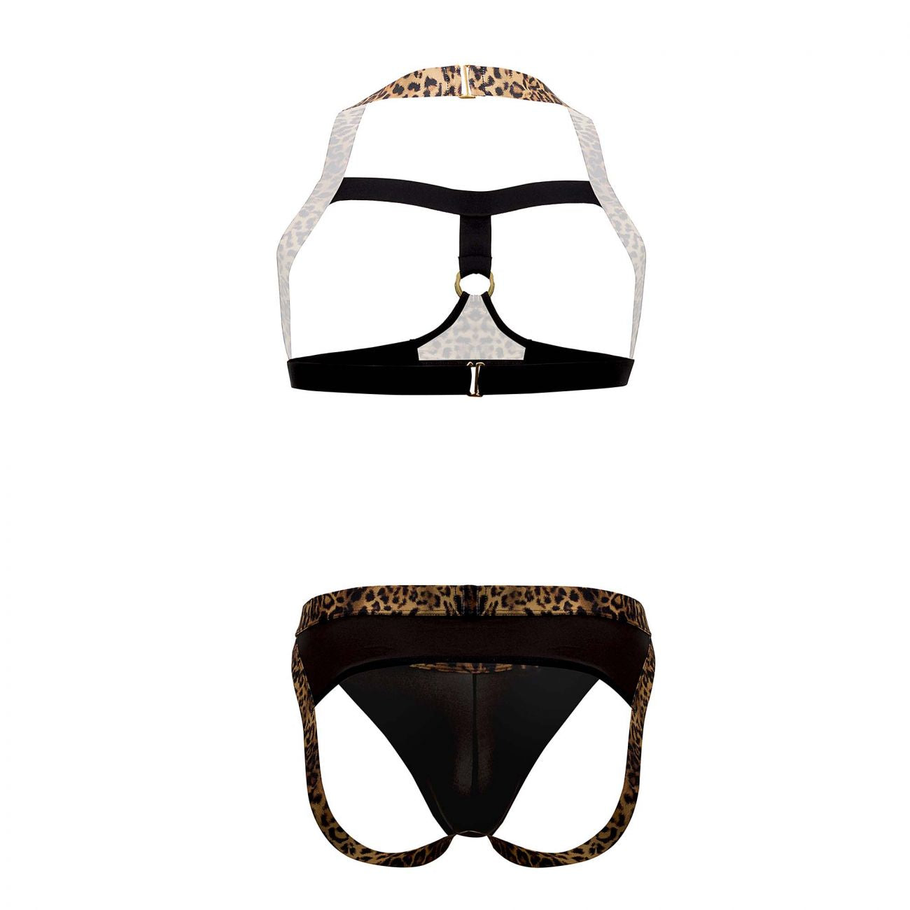 CandyMan 99567 Harness-Jockstrap Outfit Black