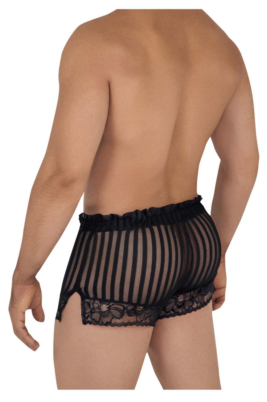 CandyMan 99601 Lounge Pajama Shorts Black