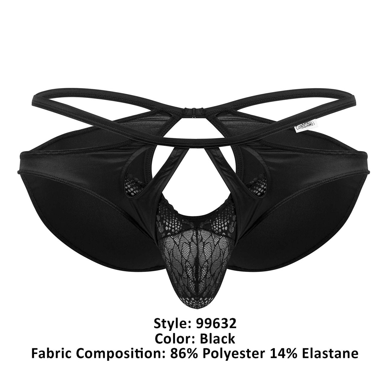 CandyMan 99632 Cut out Briefs Black