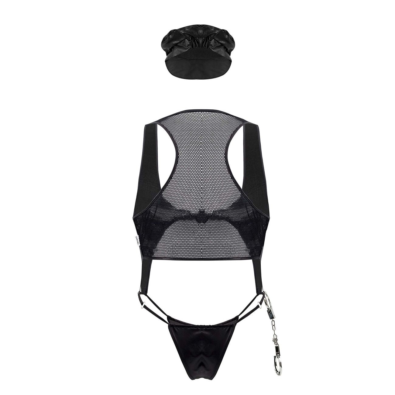 CandyMan 99689 Police Outfit Black