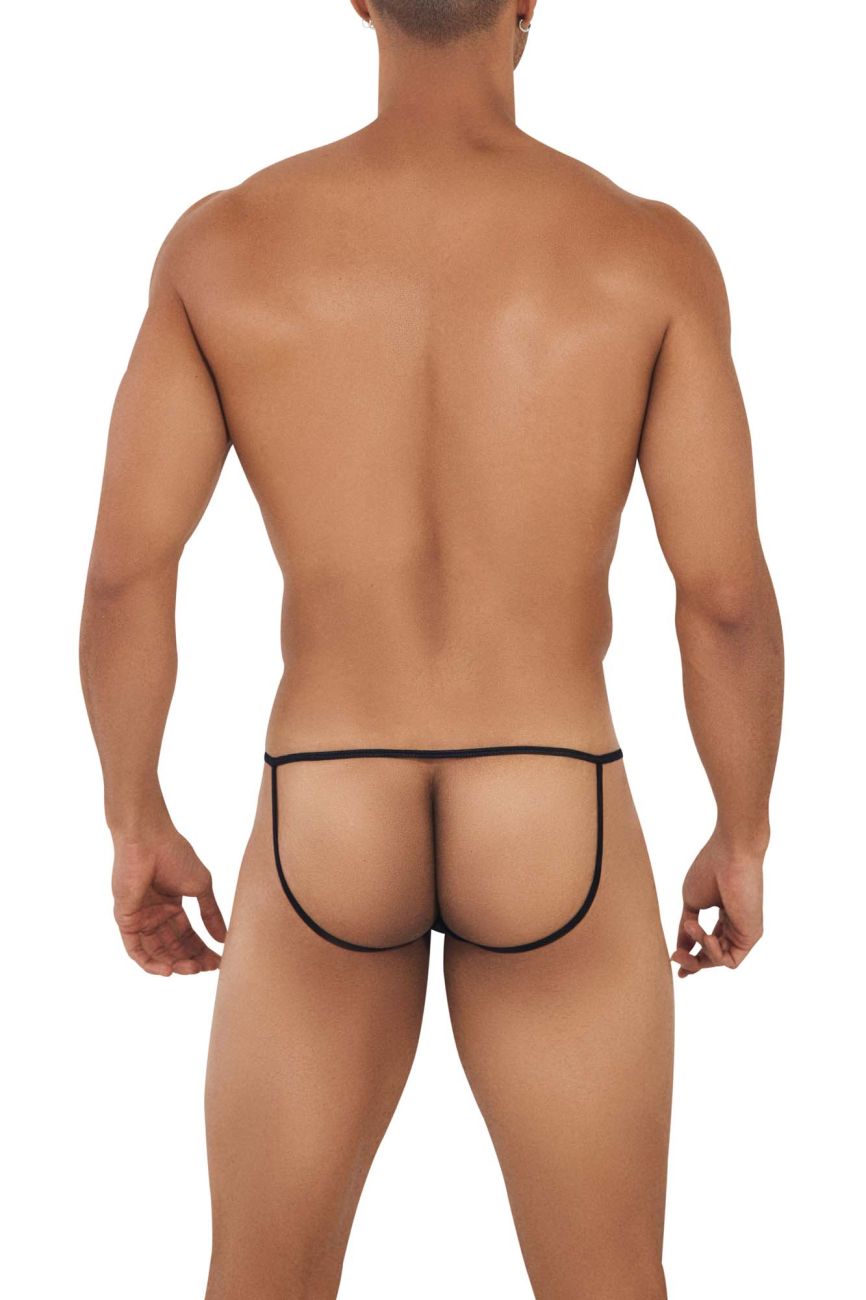 JCSTK - CandyMan 99709 Micro Lace Jockstrap Black