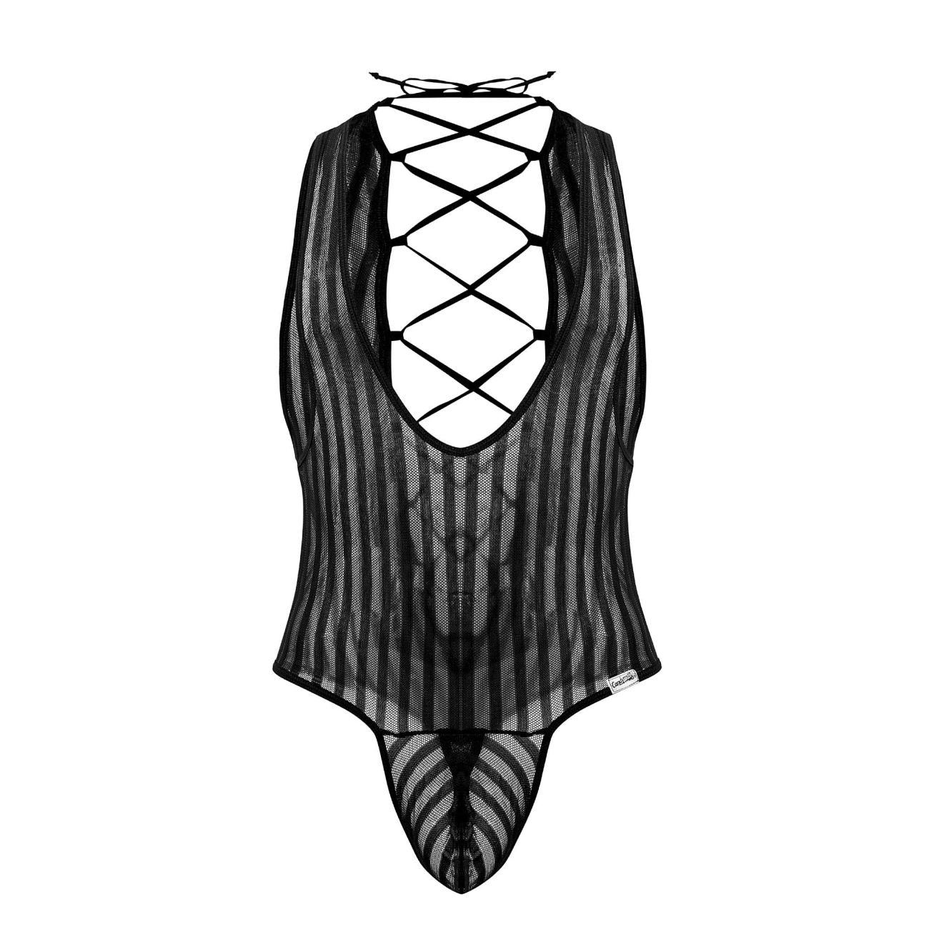 CandyMan 99727 Work-N-Play Bodysuit Black