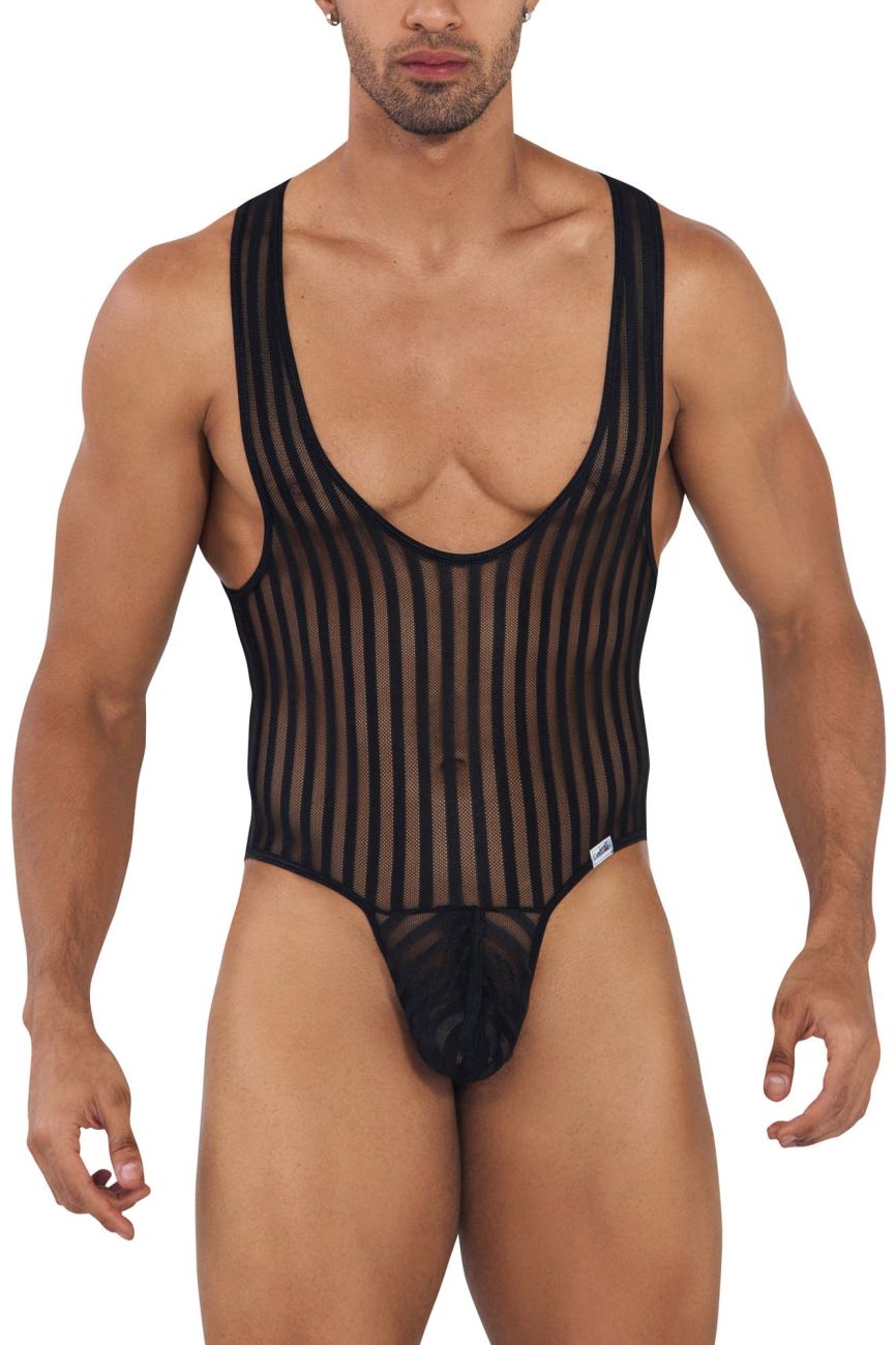CandyMan 99727 Work-N-Play Bodysuit Black