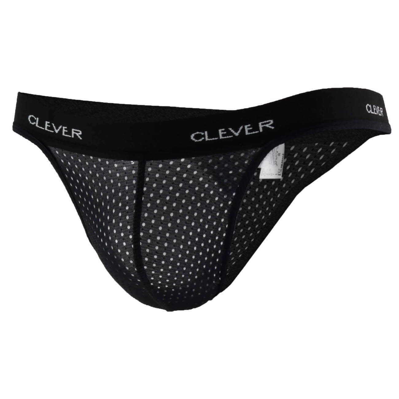 Clever 0001 Mesh Thong Black