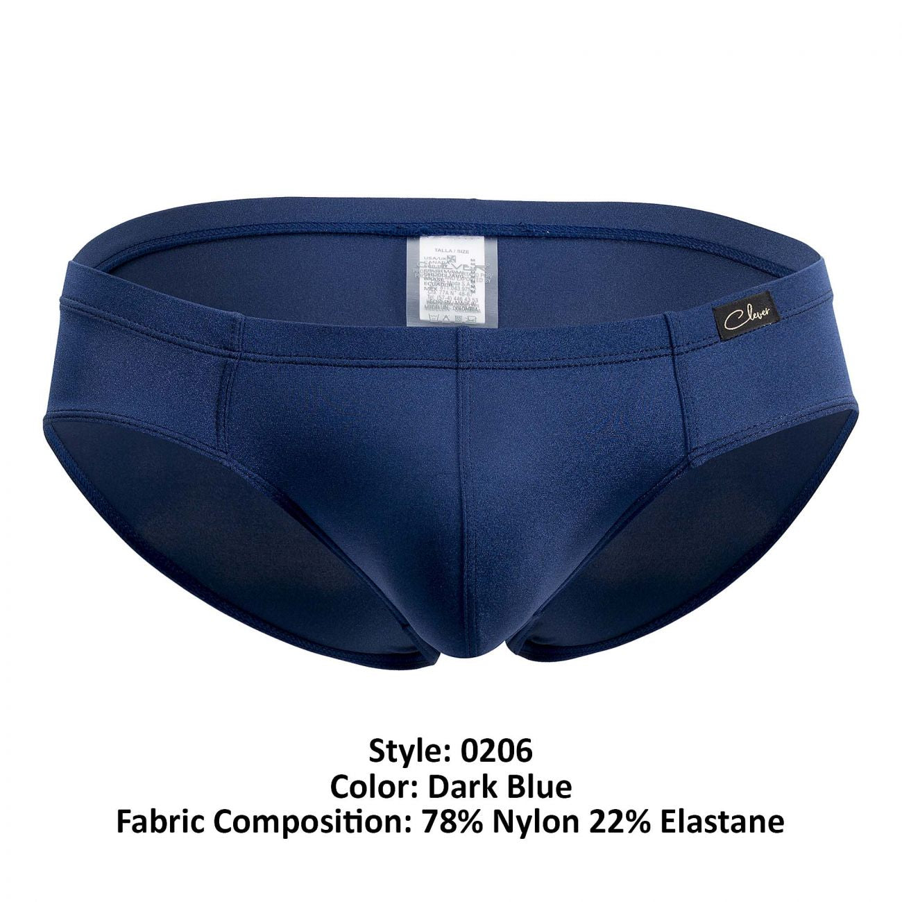 Clever 0206 Discipline Latin Briefs Dark Blue