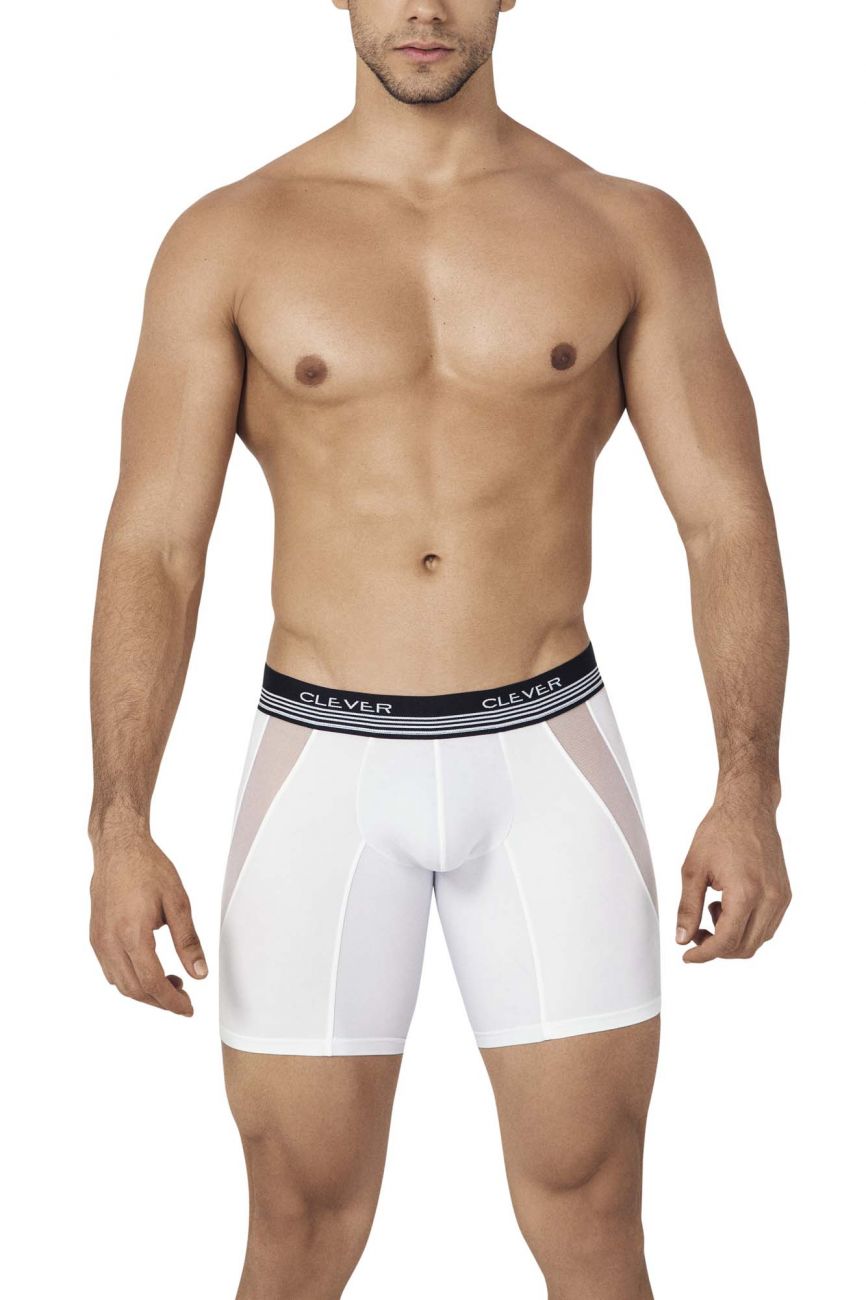 Clever 0269 Cautious Boxer Briefs White
