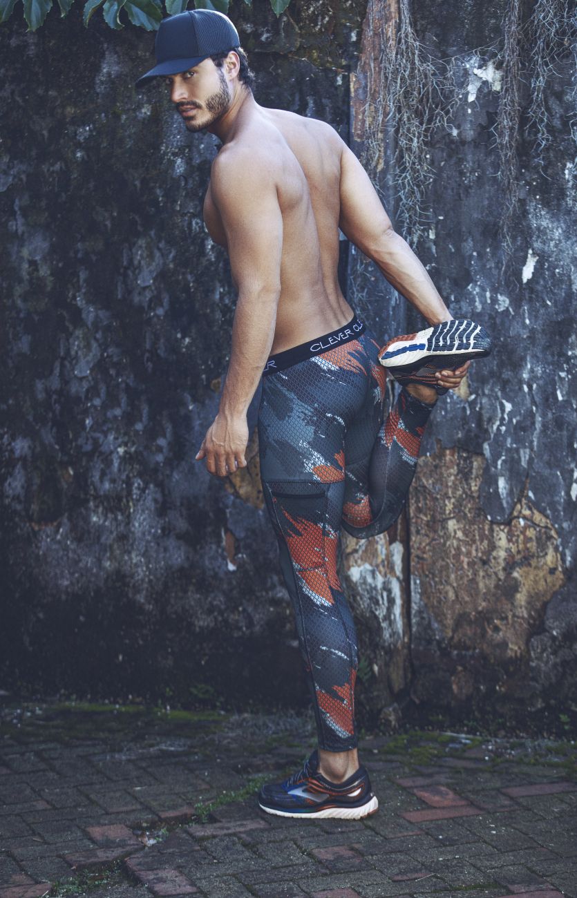 Clever 0279 Enigmatic Athletic Pants Gray