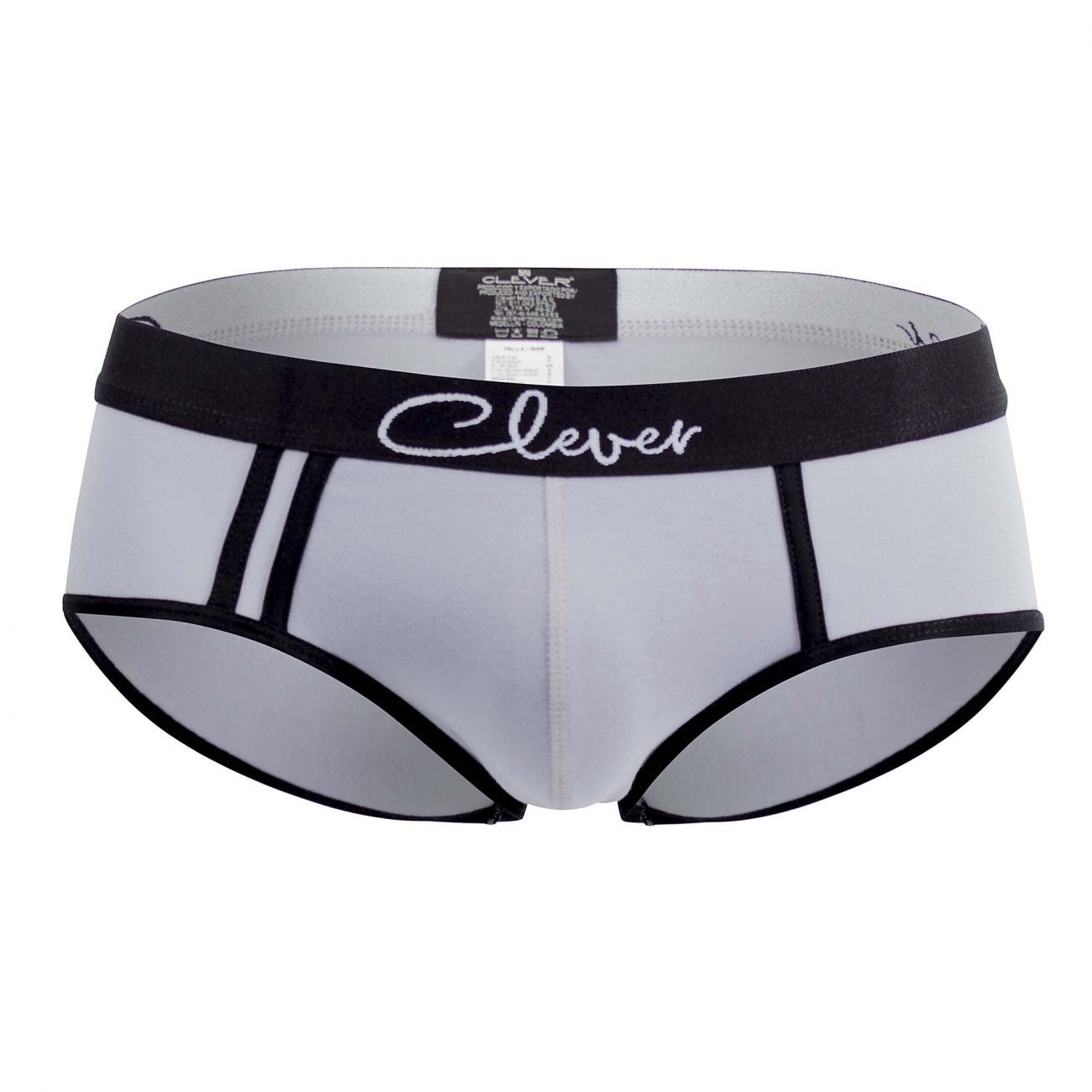 Clever 0316 Lowa Piping Briefs Gray