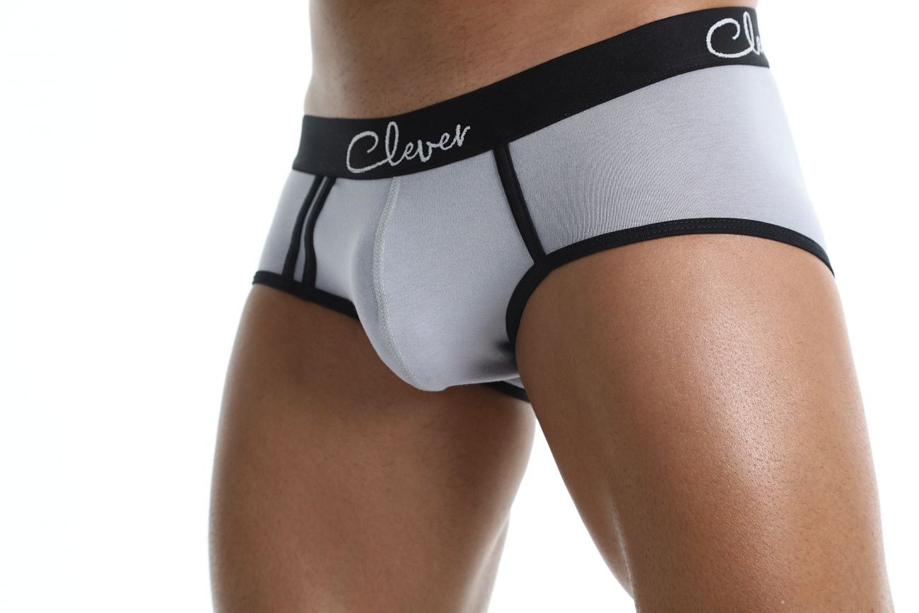 Clever 0316 Lowa Piping Briefs Gray