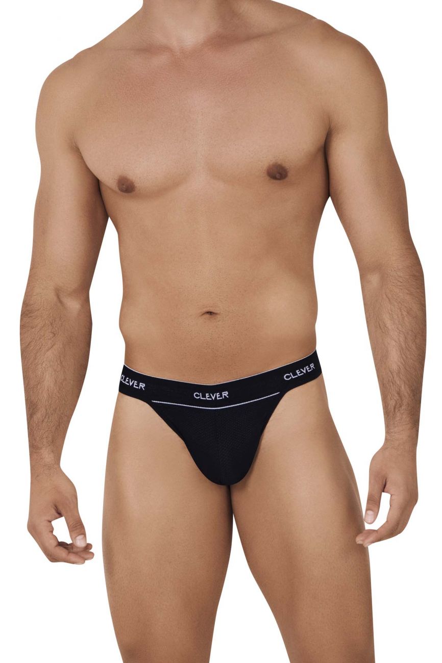 Clever 0569-1 Elements Thongs Black