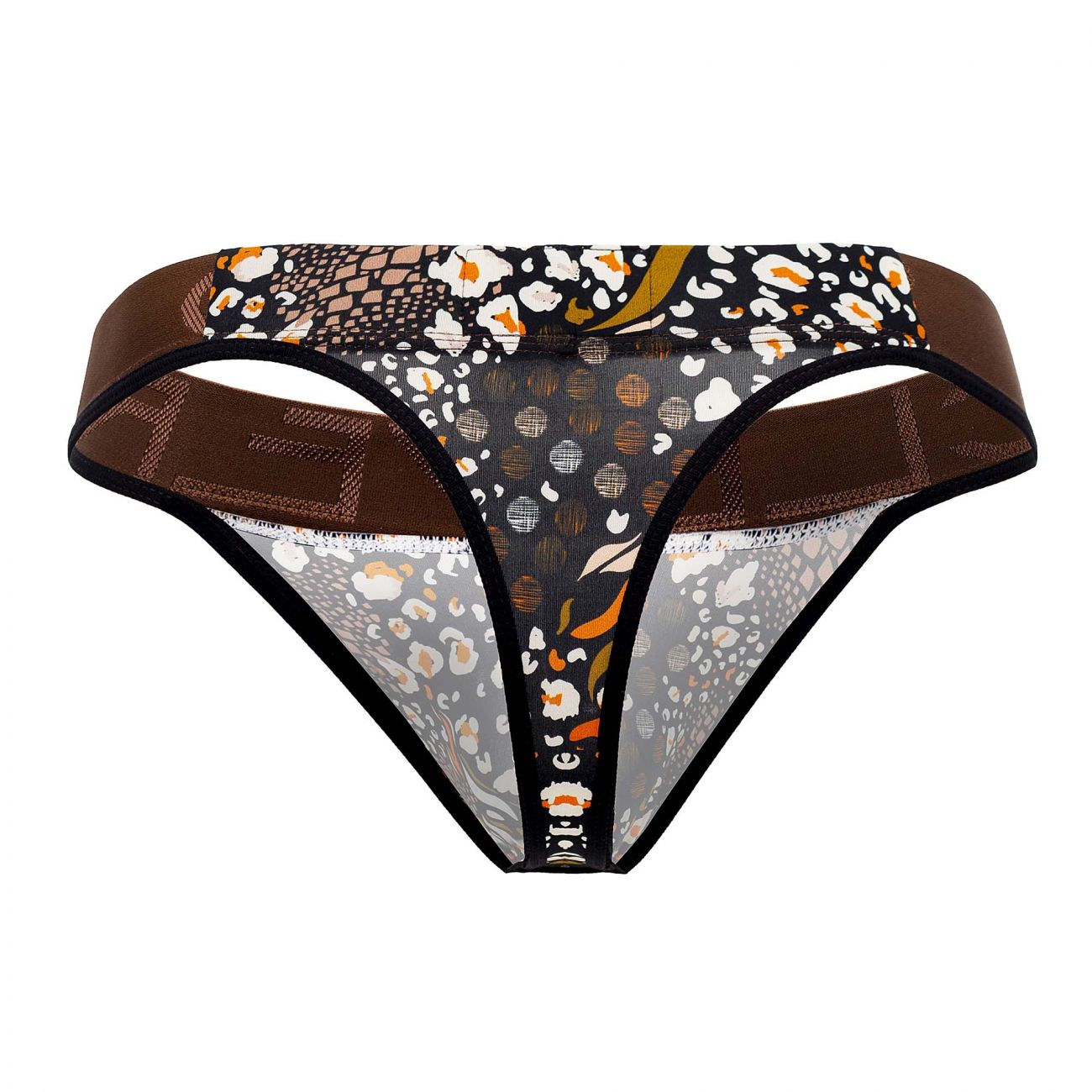Clever 0575-1 Wild Thongs Black Printed