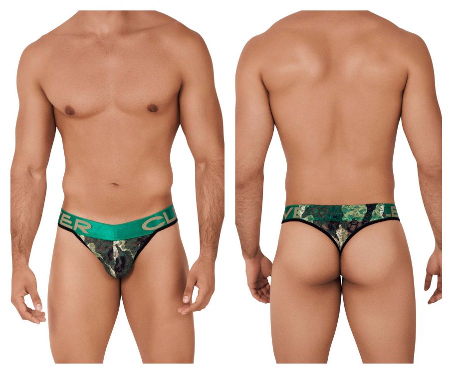 Clever 0923 Fitness Thongs Green –  - Men's Underwear  and Swimwear