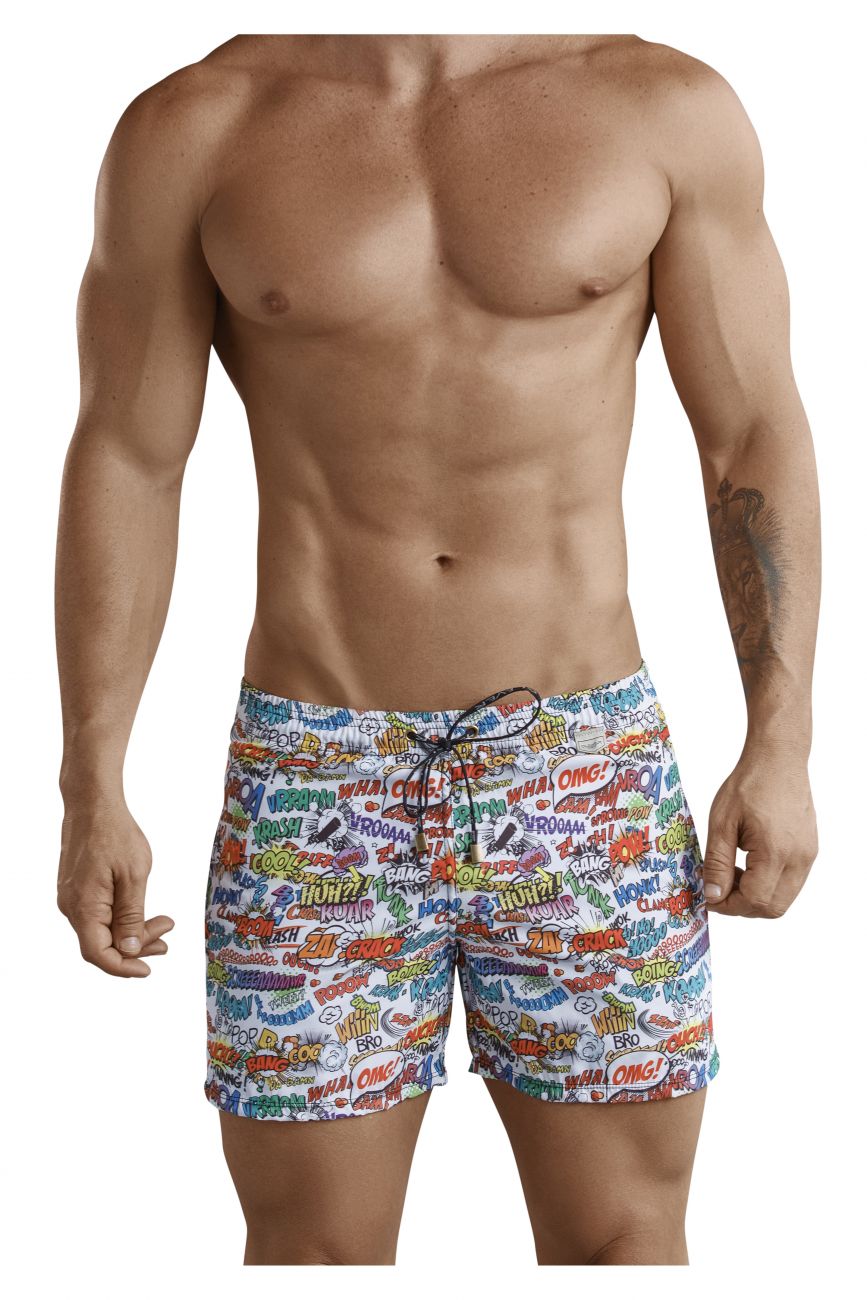 Clever 0673 Okidoky Atleta Swim Trunks White Multi