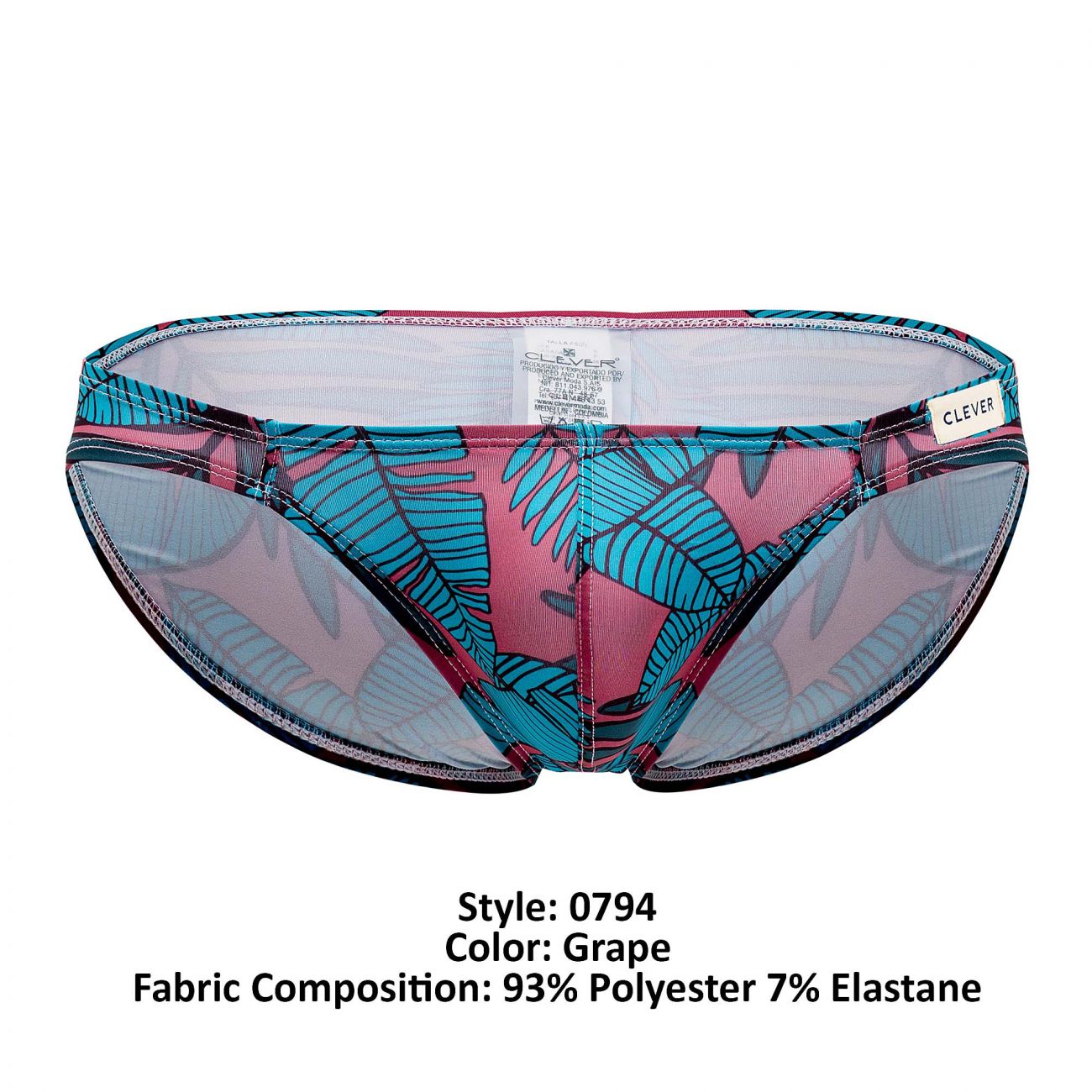Clever 0794 Surface Bikini Grape Multi Coloured