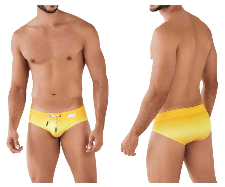Clever 0808 Mokana Swim Briefs Yellow