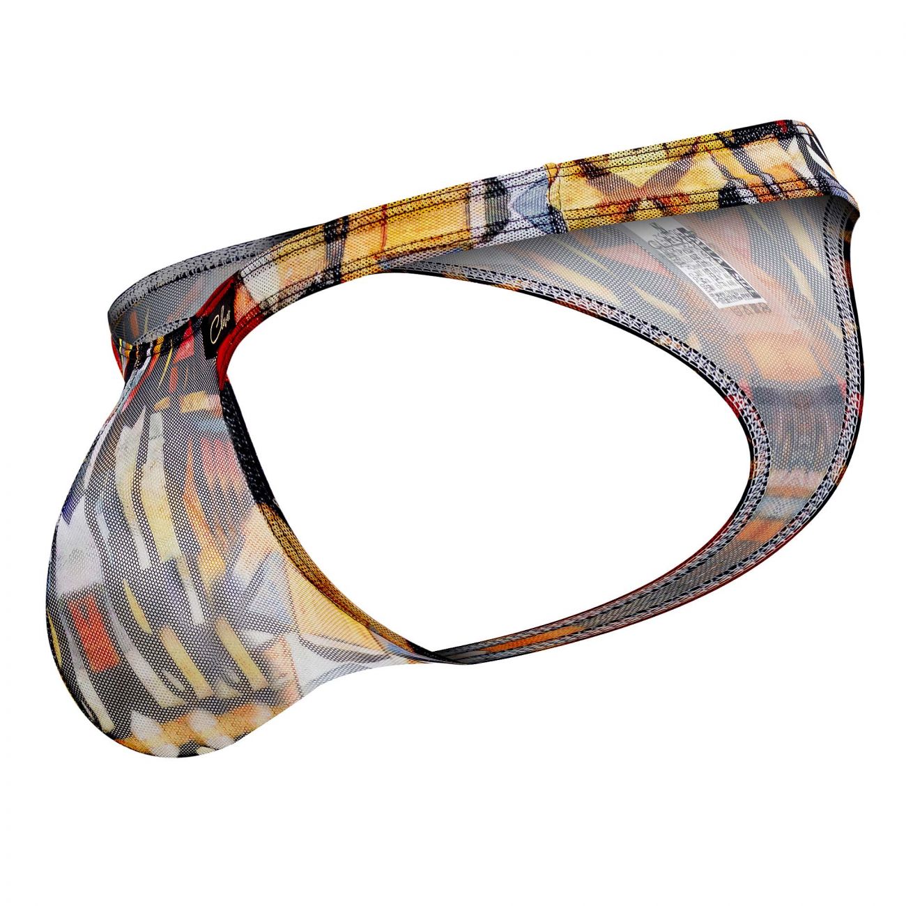 Clever 0938 Costly Thongs Yellow Print