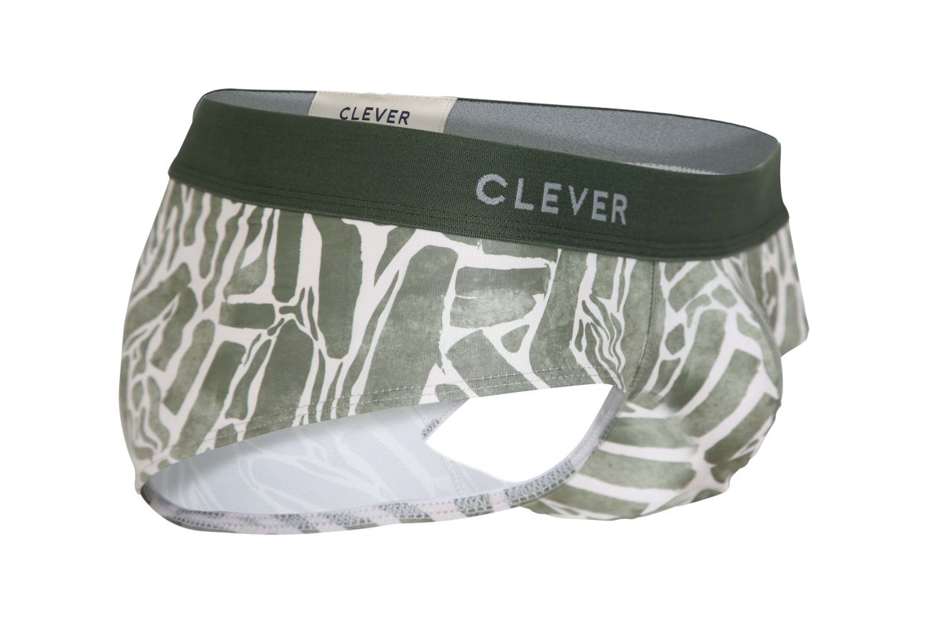 Clever 1130 Inner Briefs Green Print