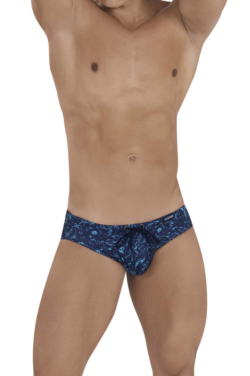 Clever 1154 Aura Swim Briefs Dark Blue