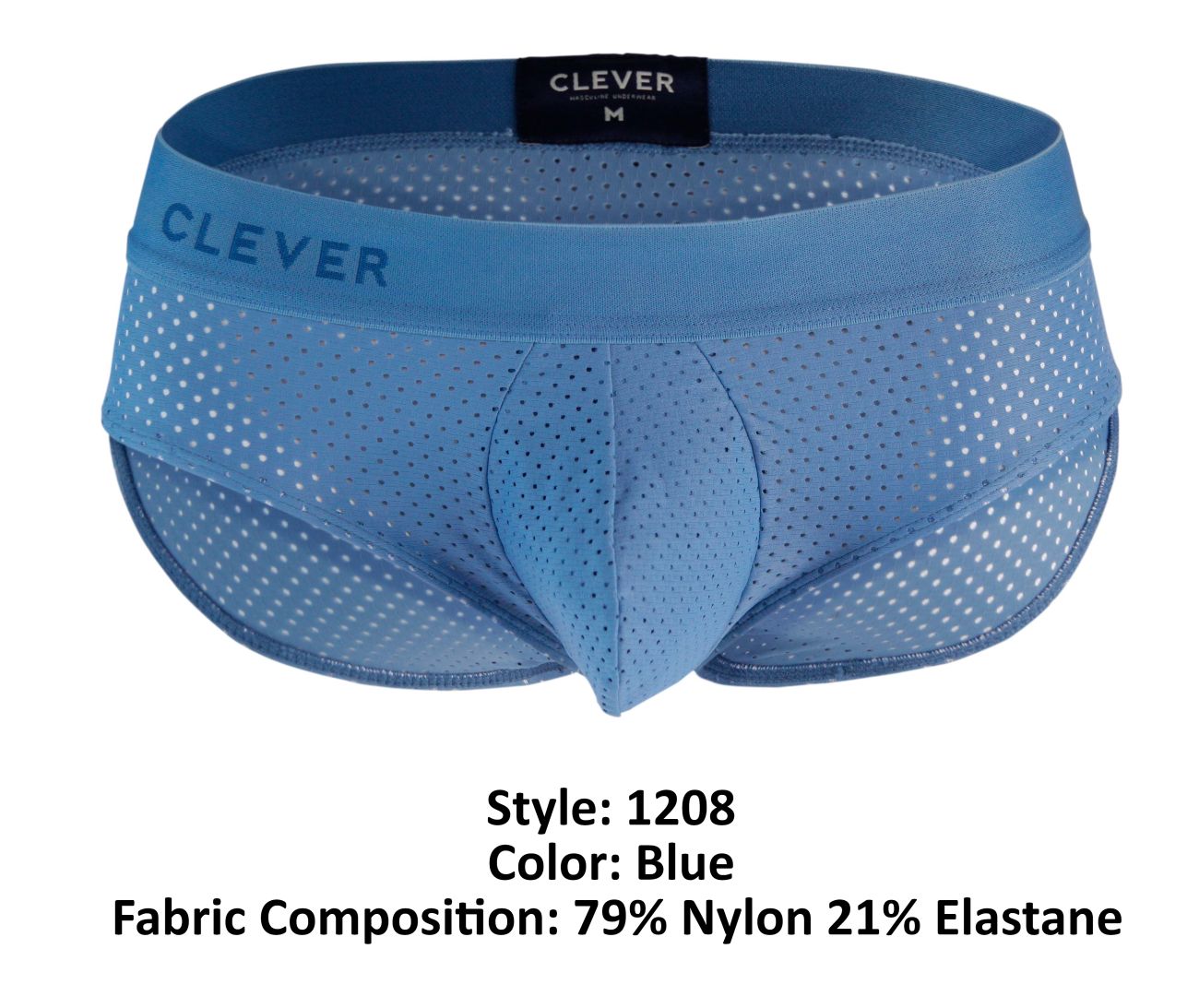 Clever 1208 Euphoria Briefs Blue