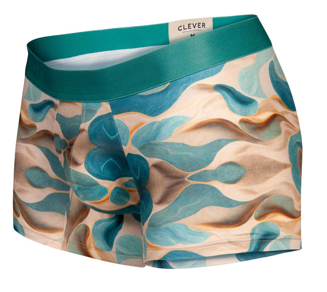 Clever 1318 Sand Trunks Beige Print