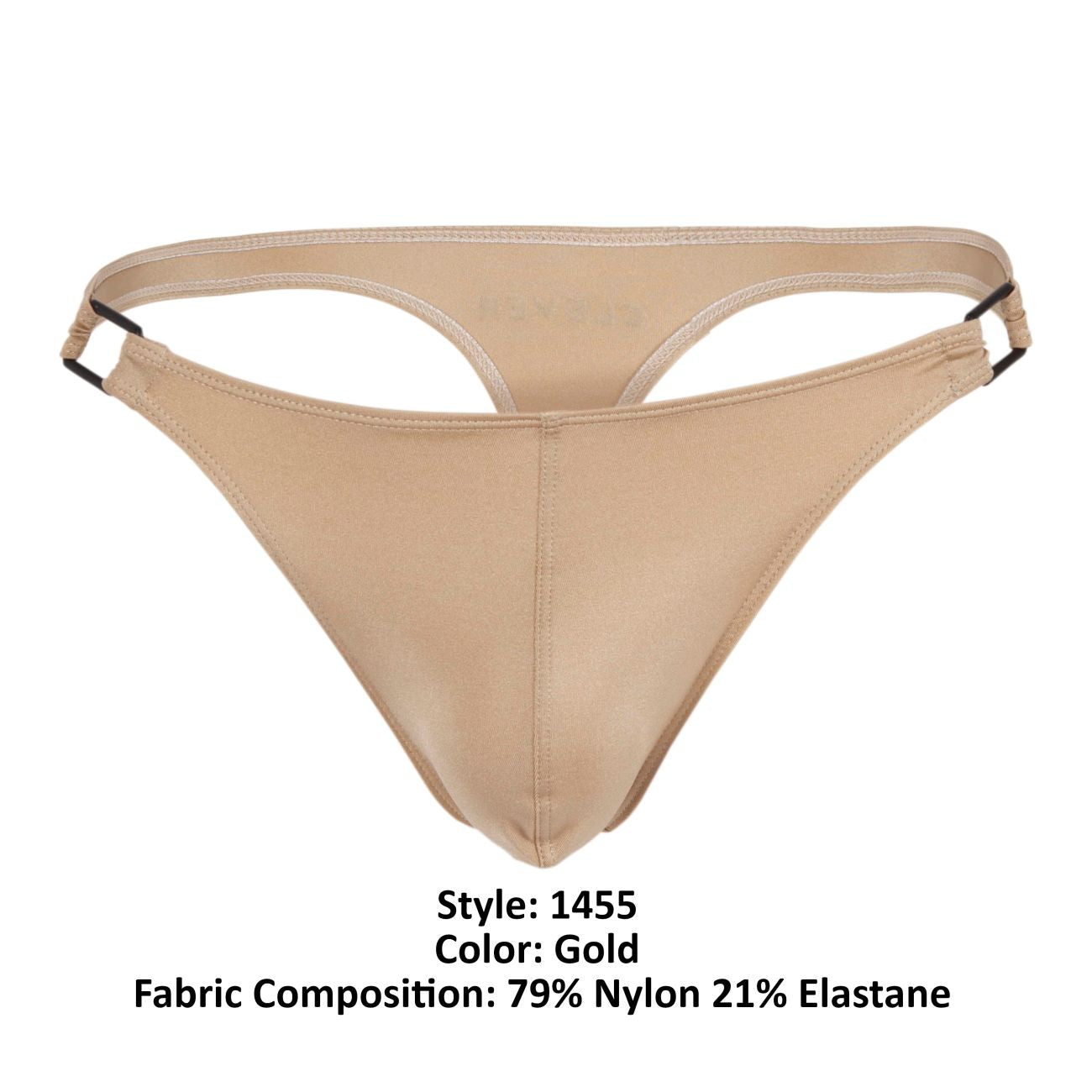 Clever 1455 Flashing Thongs Gold