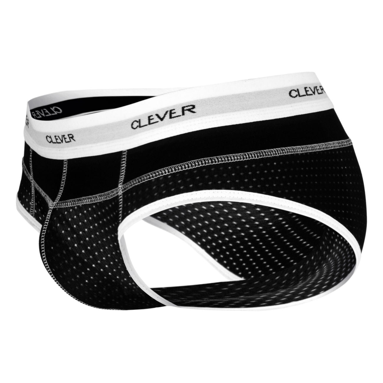 Clever 5317 Sweetness Piping Briefs Black