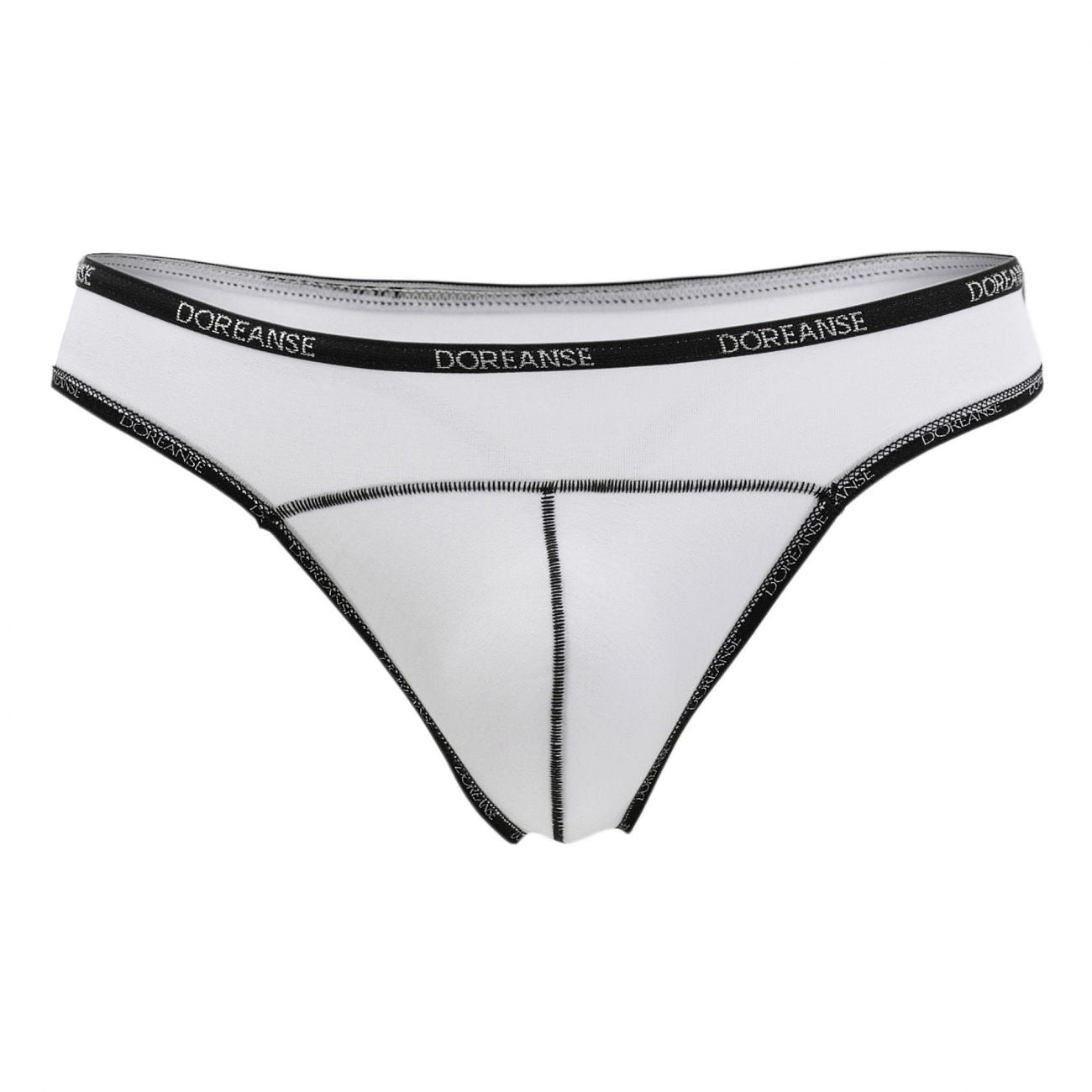 Doreanse 1216-WHT WHT Naked Thong White