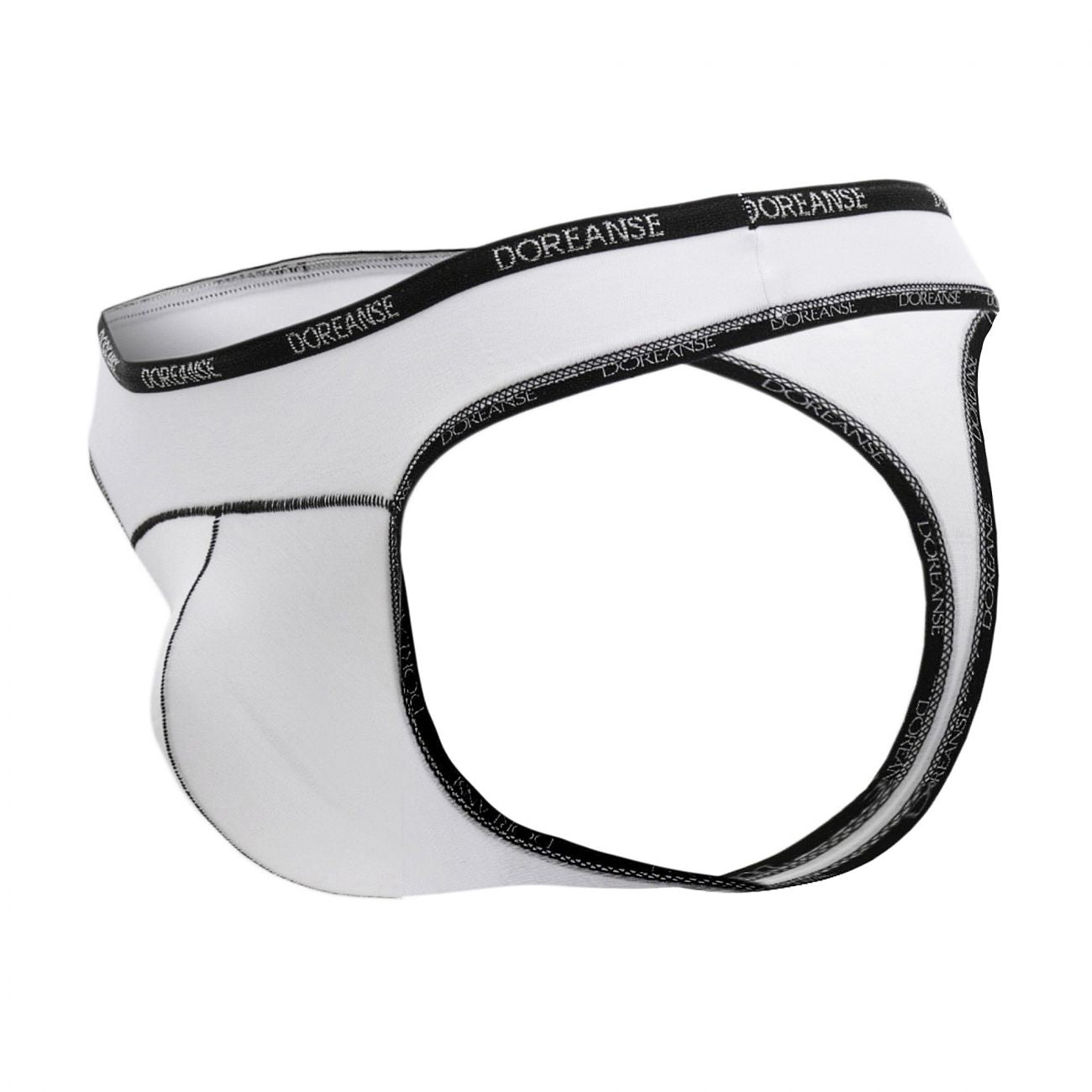 Doreanse 1216-WHT WHT Naked Mens Thong White