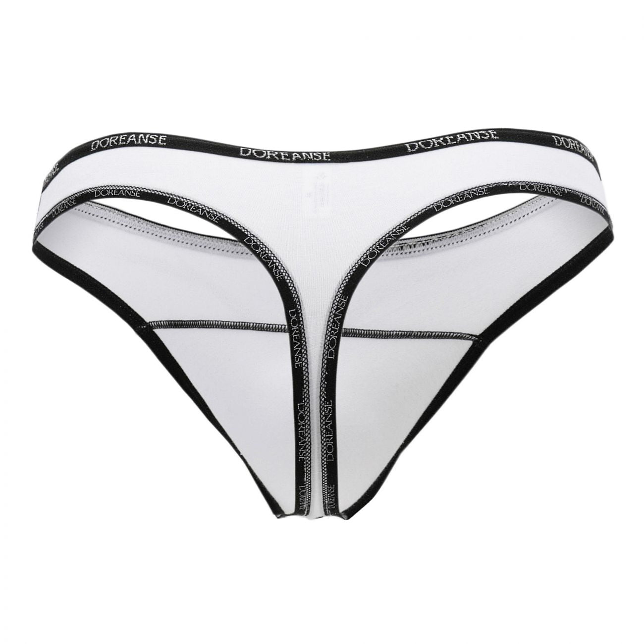 Doreanse 1216-WHT WHT Naked Thong White