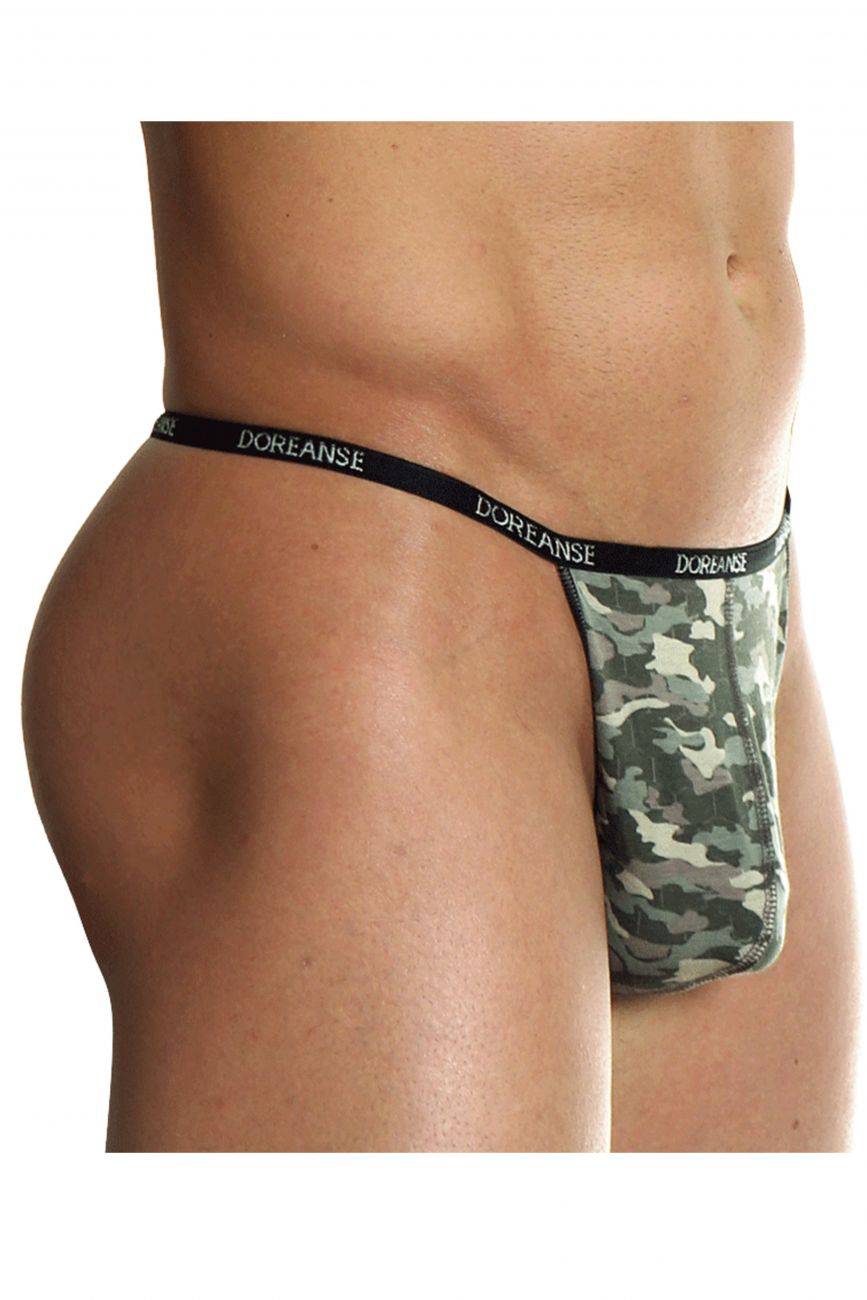 Doreanse 1312-PRN Camouflage Mens Thong Printed