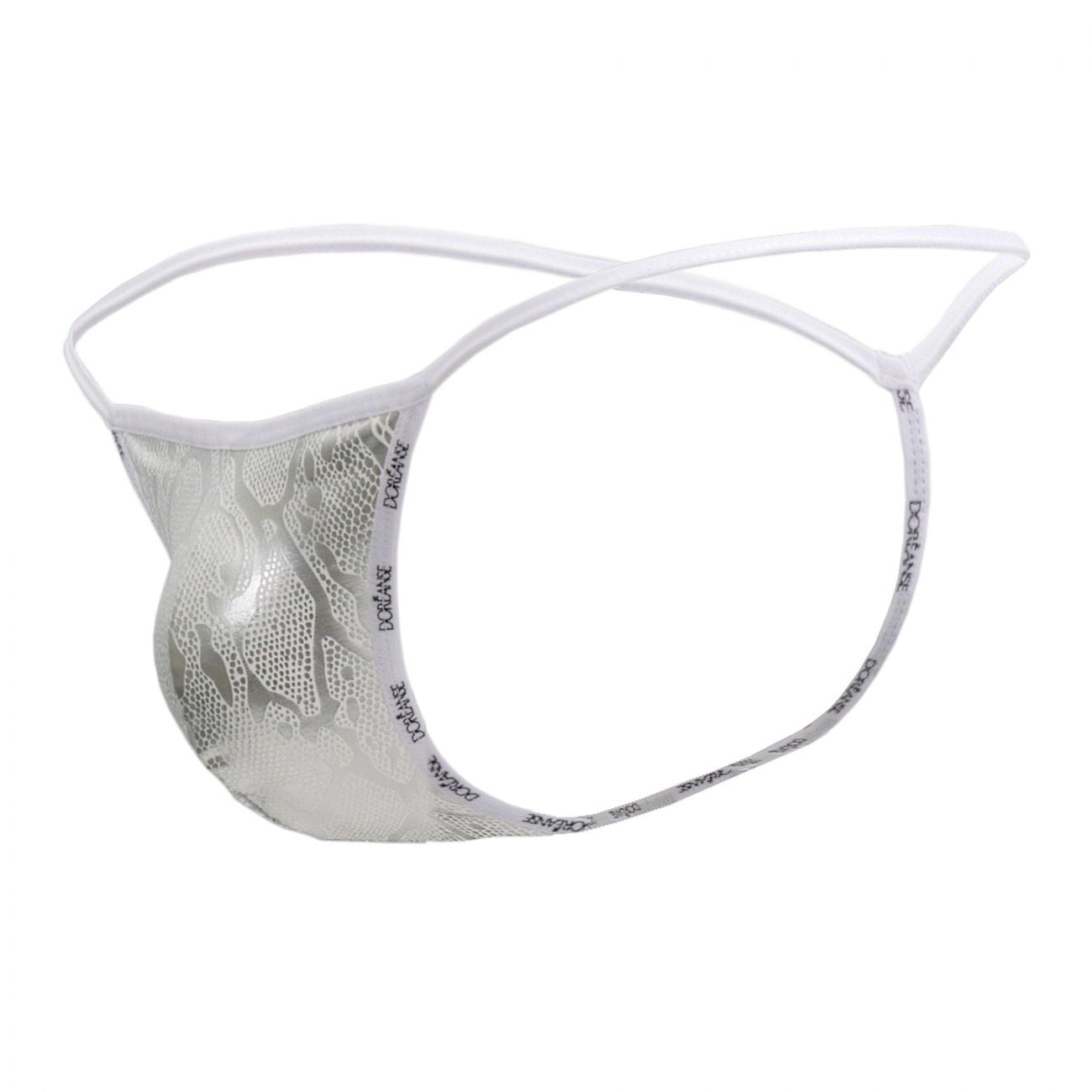 Doreanse 1326-SLV Flashy Snake G-String Silver Snake