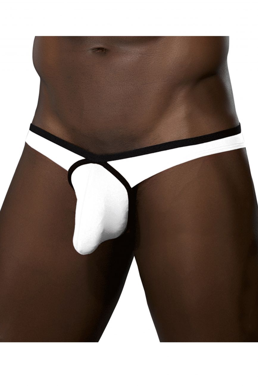 Doreanse 1332-WHT Loop Mens Thong White