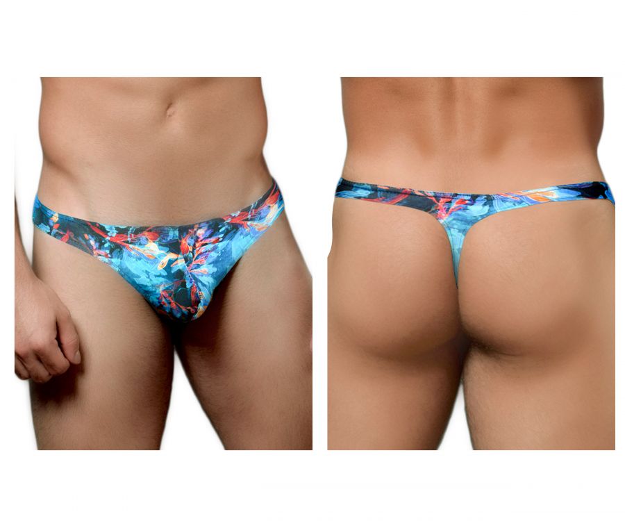 Doreanse 1341-PRN Deep Sea Mens Thong Printed