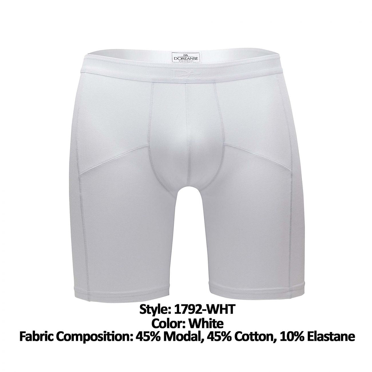 Doreanse 1792-WHT 1792-WHT Athletic Boxer