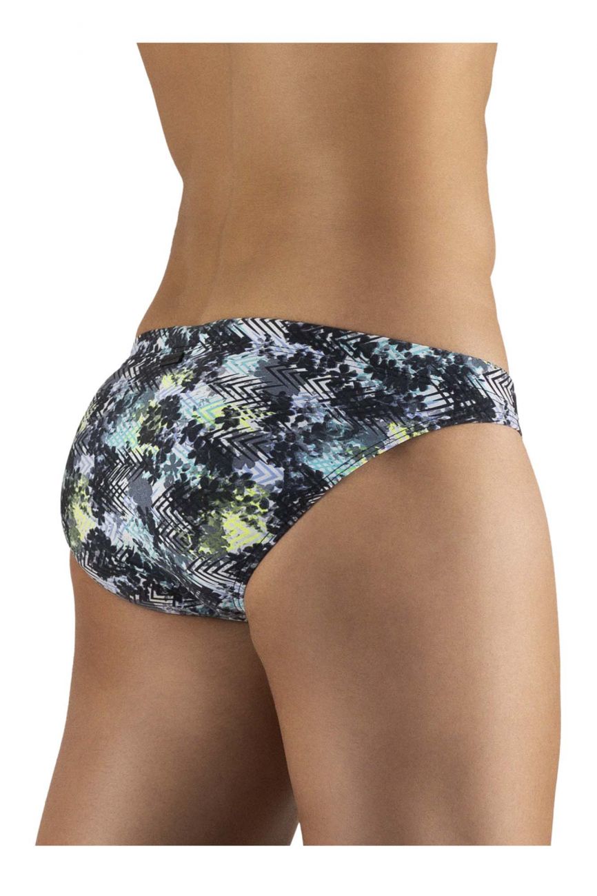 ErgoWear EW1056 FEEL Swim Zigzag Swim Briefs Multi Coloured