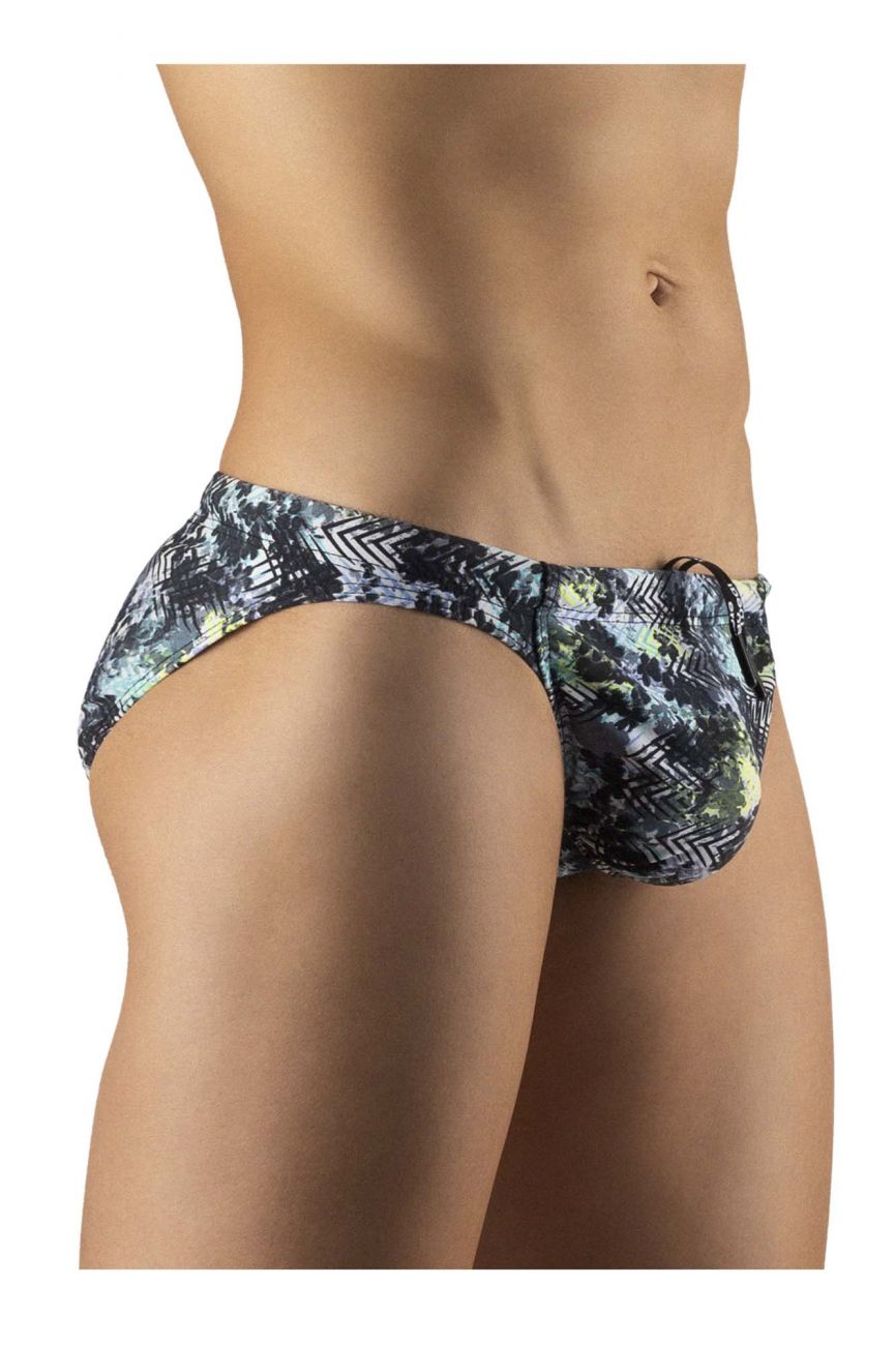 ErgoWear EW1056 FEEL Swim Zigzag Swim Briefs Multi Coloured