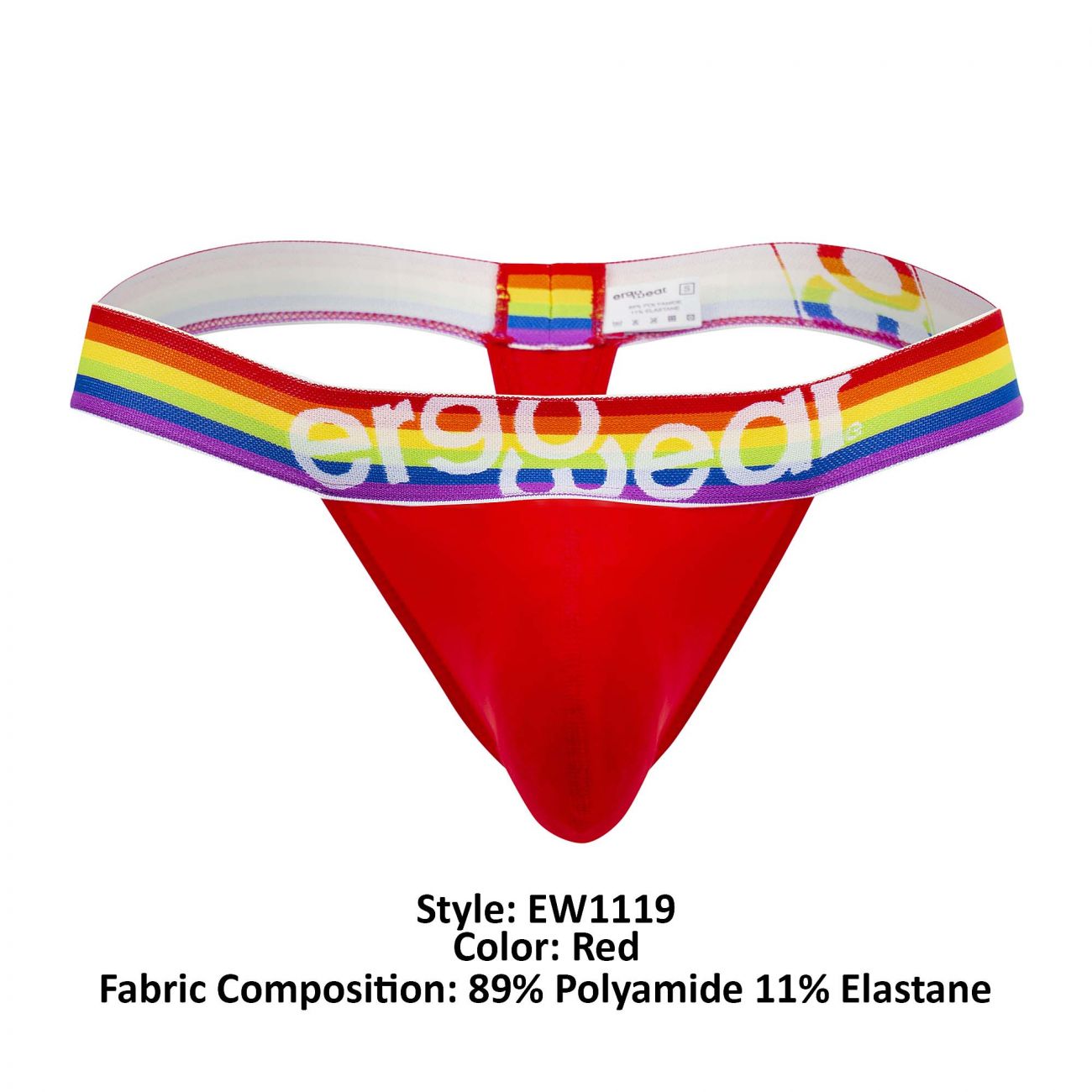 ErgoWear EW1119 MAX XV PRIDE Thongs Red